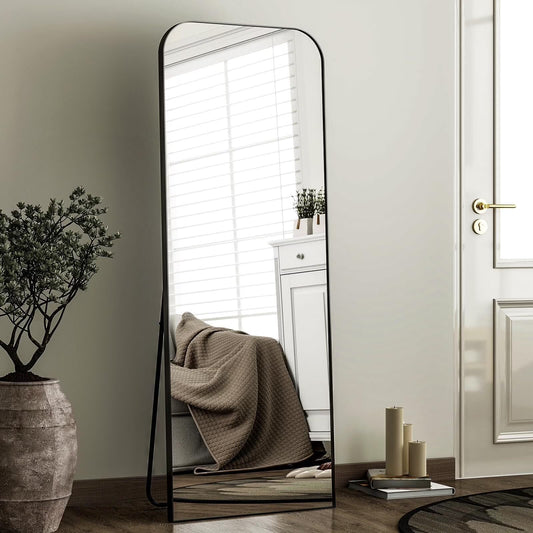 BEAUTYPEAK 21"x64" Rounded Top Full Length Mirror Floor Mirror