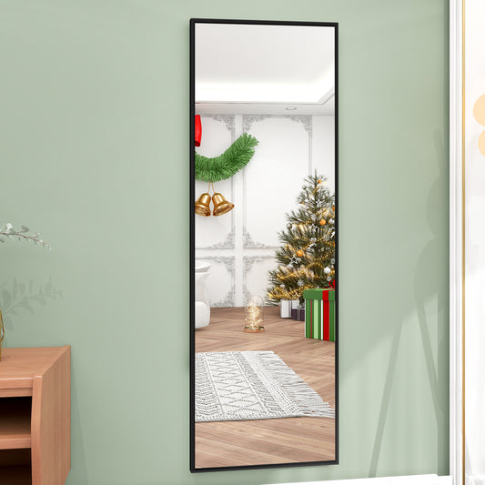 BEAUTYPEAK Full Length Mirror Hanging Floor Mirrors Wall-Mounted Mirrors without Stand