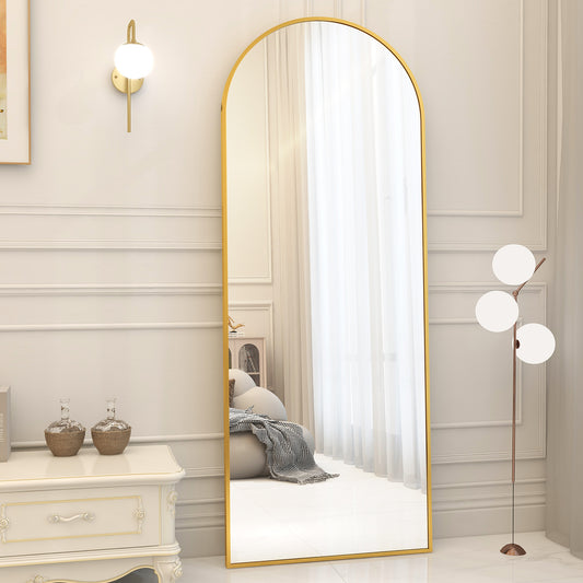 BEAUTYPEAK Arch Full Length Mirror 71"x30" Floor Mirrors for Standing Leaning