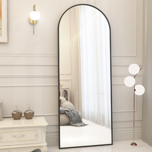 BEAUTYPEAK Arch Full Length Mirror 71"x30" Floor Mirrors for Standing Leaning
