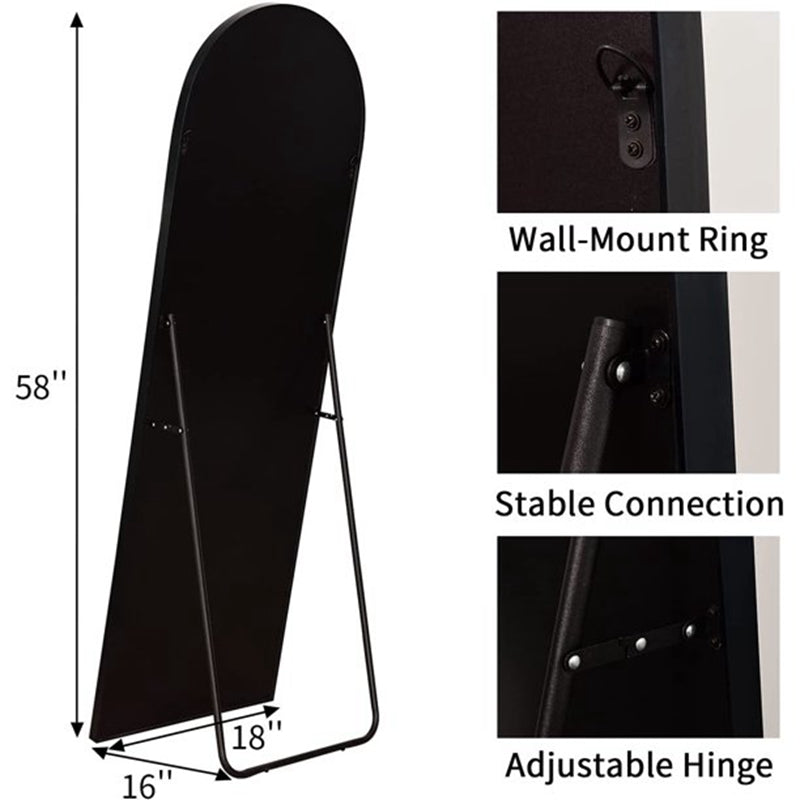 Full Length Arch Floor Mirror Wall Mirror