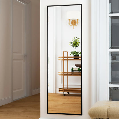 BEAUTYPEAK Full Length Rectangle Mirror Wall Mounted Mirror