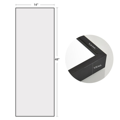 BEAUTYPEAK Full Length Rectangle Mirror Wall Mounted Mirror