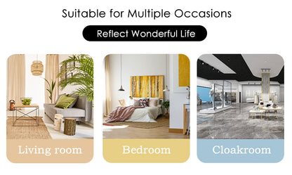 Full Length Arch Floor Mirror Wall Mirror Hanging or Leaning Arched-Top Full Body Mirror with Stand
