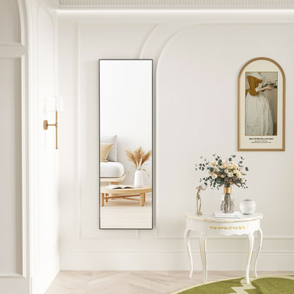 BEAUTYPEAK Full Length Rectangle Mirror Wall Mounted Mirror