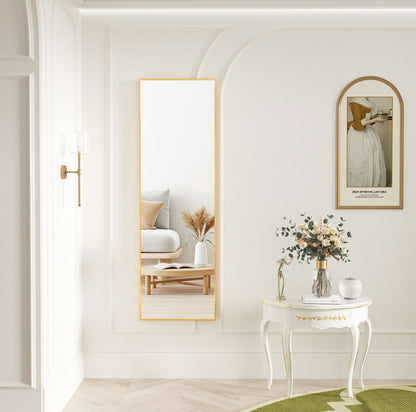 BEAUTYPEAK Full Length Rectangle Mirror Wall Mounted Mirror